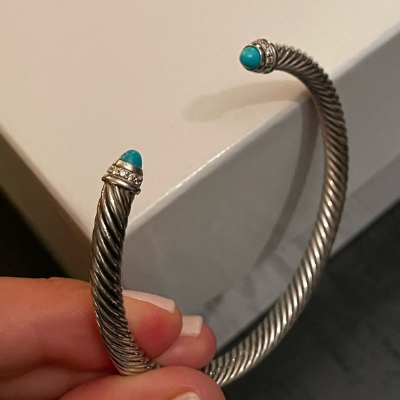 David Yurman Classic Cable Bracelet Turquoise - Picture 4 of 5
